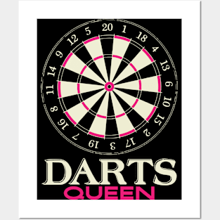 Darts Queen Women Target Soft-tip Sport Posters and Art